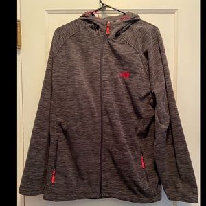 Gray New Balance Hooded Sweater